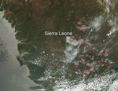 Agricultural Fires Across Sierra Leone