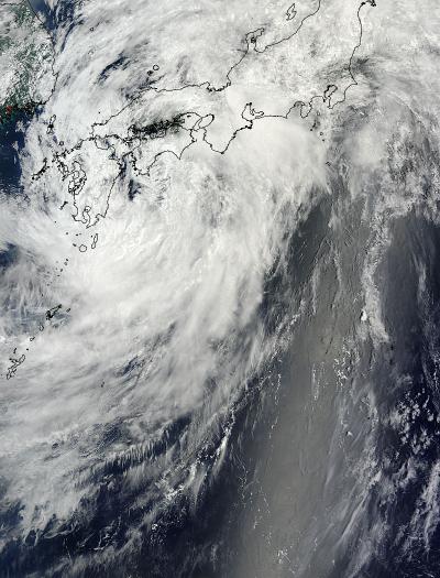 MODIS Image of Neoguri