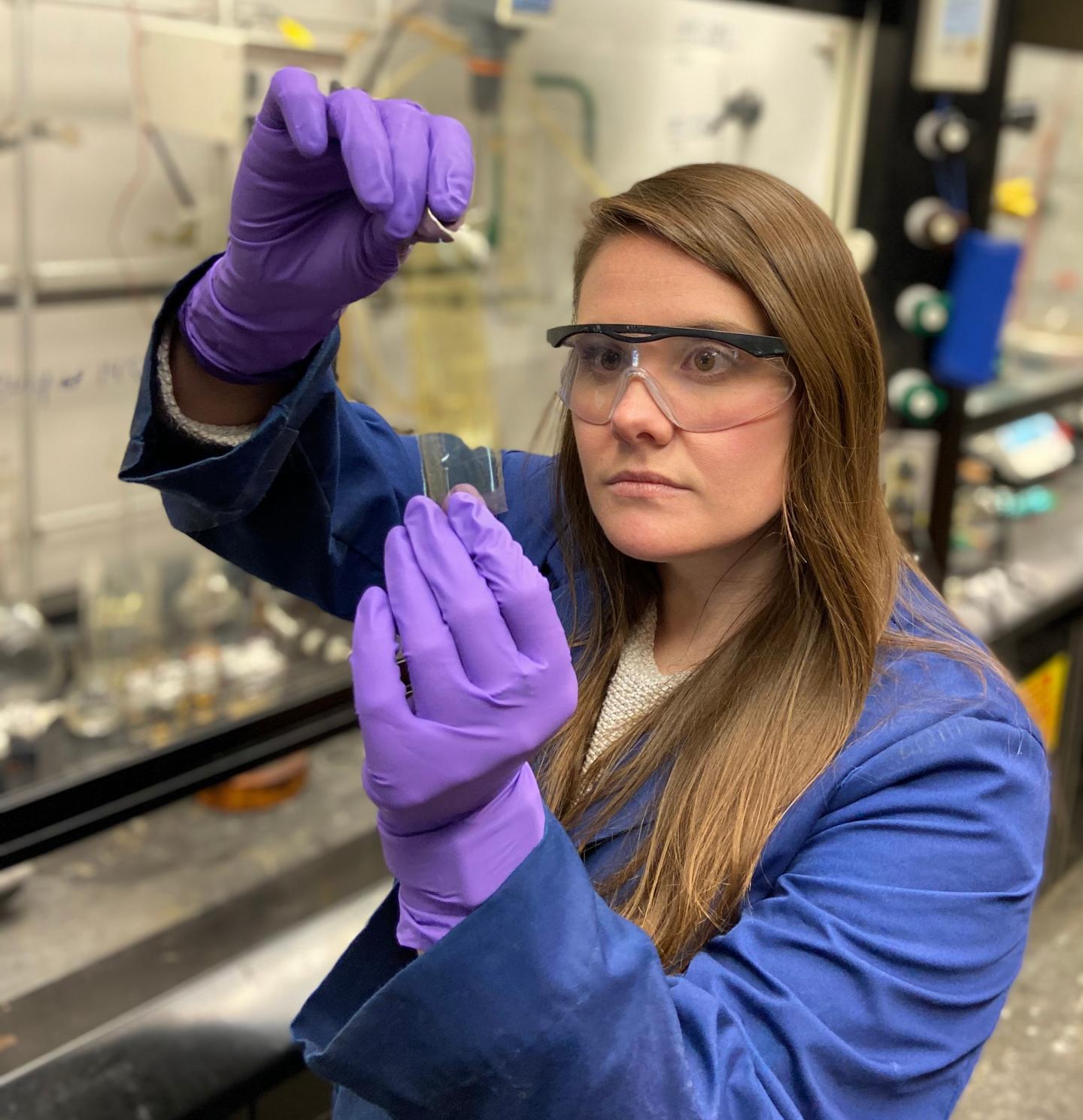 Laura Murdock Examines Polymer Membrane