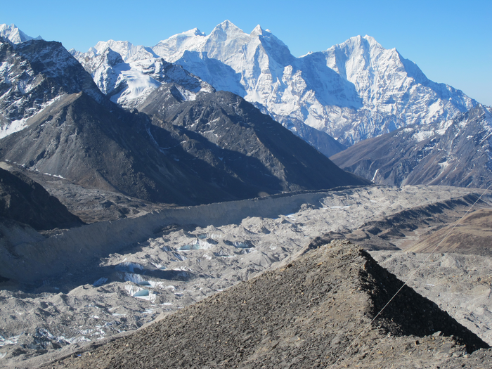 Khumbu Glacier tongue