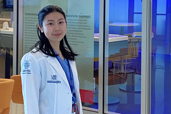 Rosalind Lai, MD, assistant professor of neurosurgery, in the Jacobs School of Medicine and Biomedical Sciences at UB