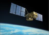 An Artist's Rendition of the Greenhouse Gases Observing SATellite (GOSAT)