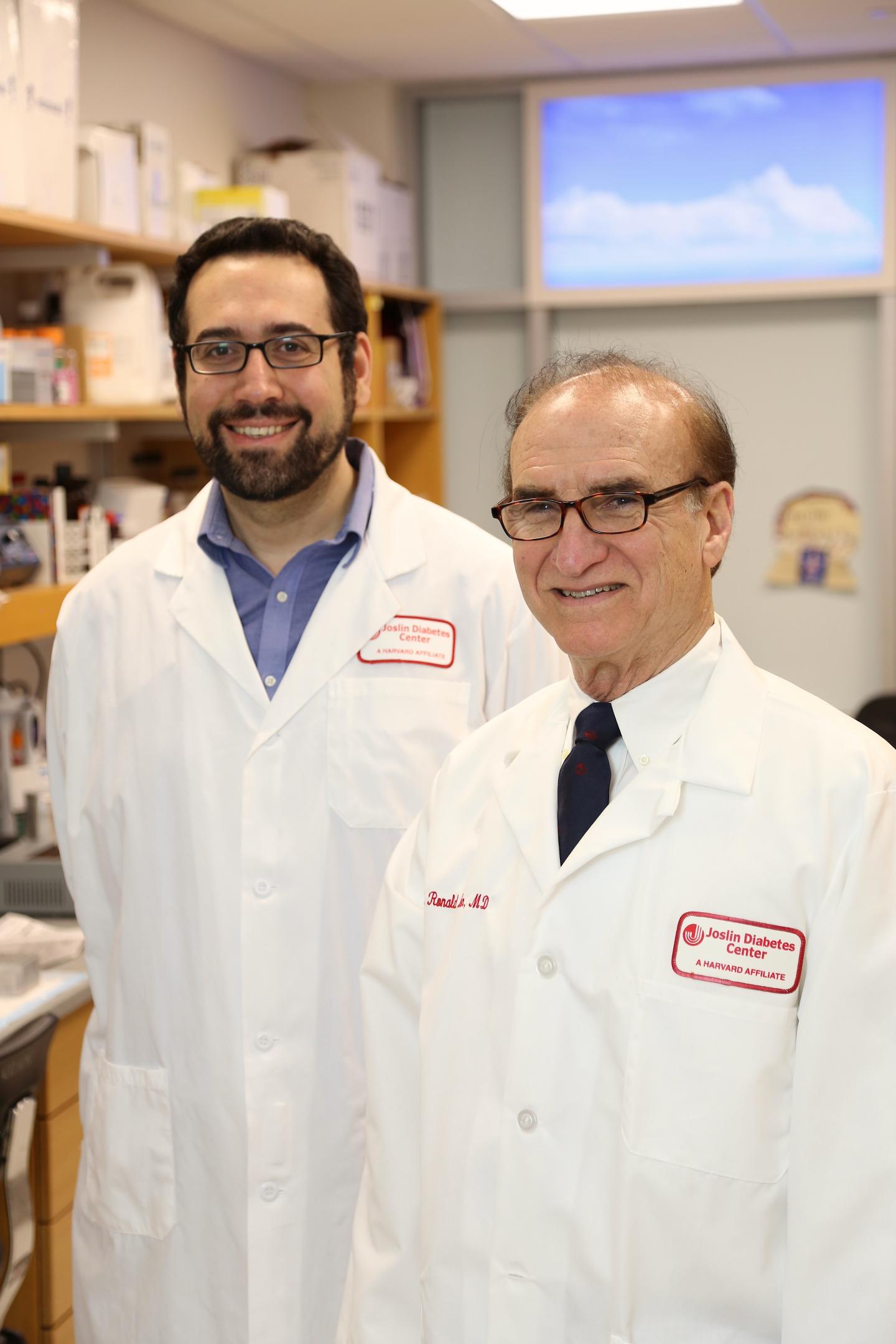 Drs. Emrah Altindis and C. Ronald Kahn, Joslin Diabetes Center 