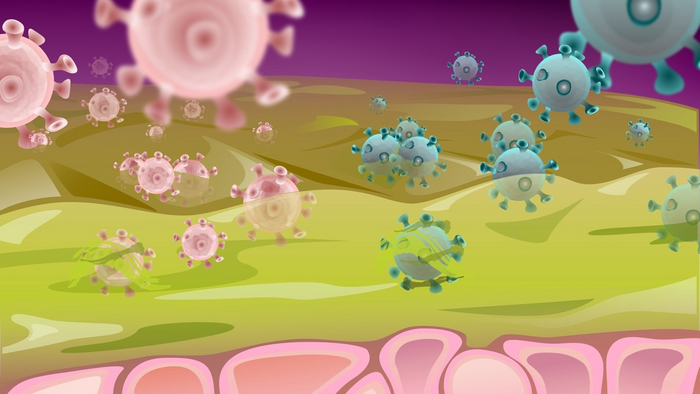 STI viruses meet mucus like gel