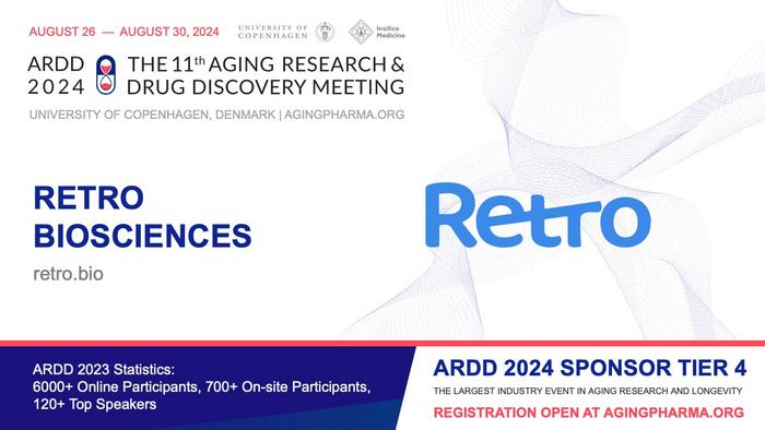 Announcing Retro Biosciences as Tier 4 Sponsor of ARDD 2024