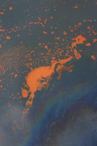 An Oil Slick at the Sea Surface