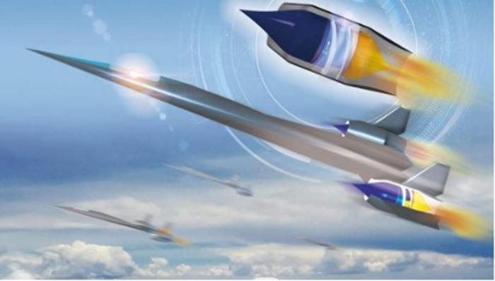 Conceptual scheme of a supersonic vehicle using the ram-rotor detonation engine