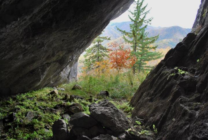 From inside Devil's Gate Cave