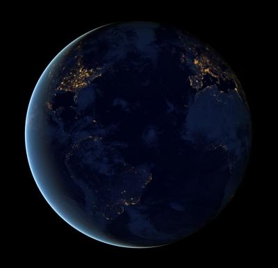 NASA Images Showing Earth at Night