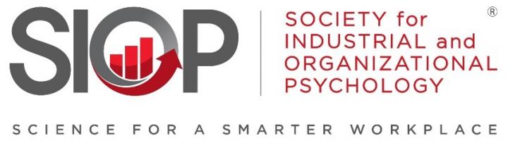The Society for Industrial and Organizational Psychology