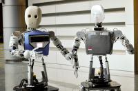 Ntu-Built Social Robots, Edgar 1 (Right) And Edgar 2 (Left)