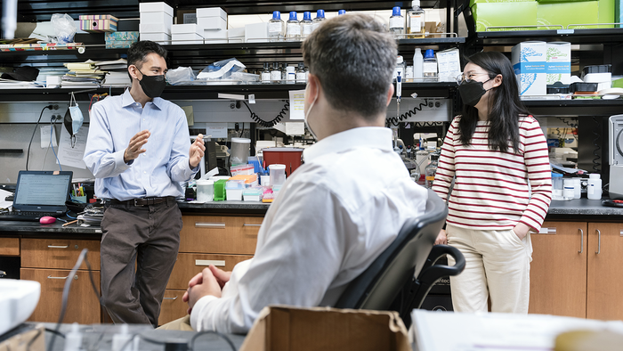 Gladstone researchers in the lab