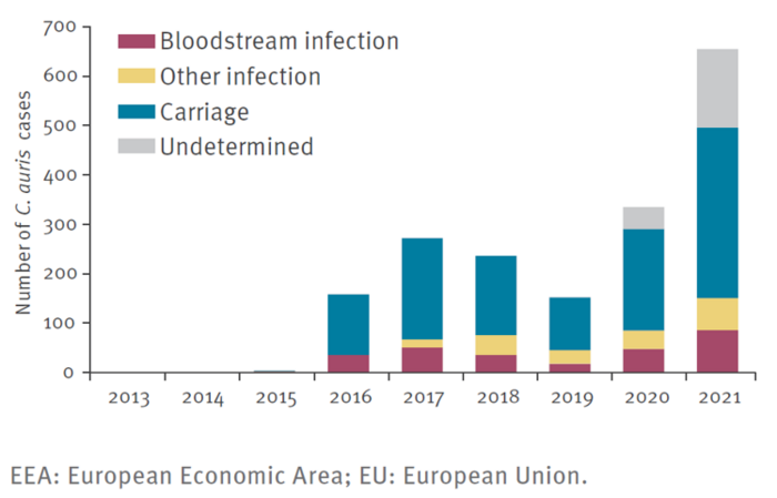 Increase Of Candida Auris In The Eueea Need Eurekalert 