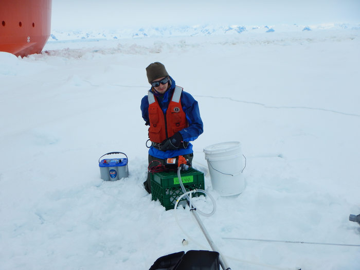 Henry Holm extracting lipids