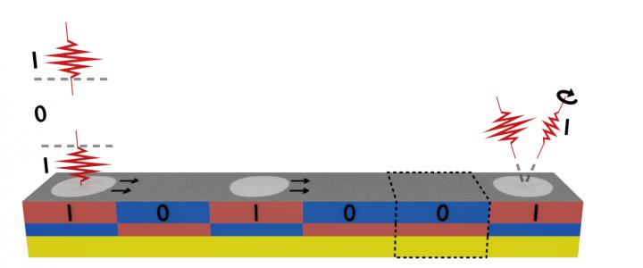 On-the-fly Data Writing in Racetrack Memory Devices