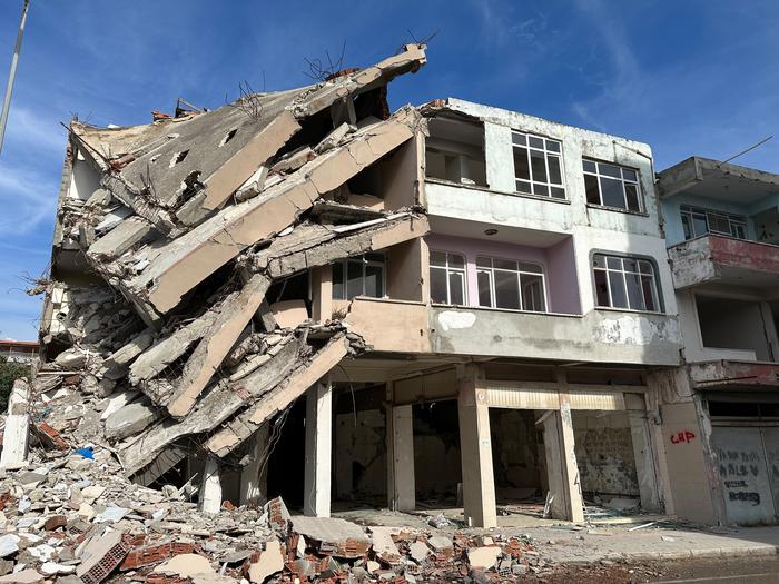 Destruction in the city of Antakya