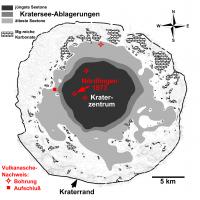 diagram of astereroid impact crater