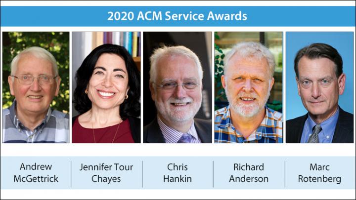 ACM 2020 Service Award Recipients