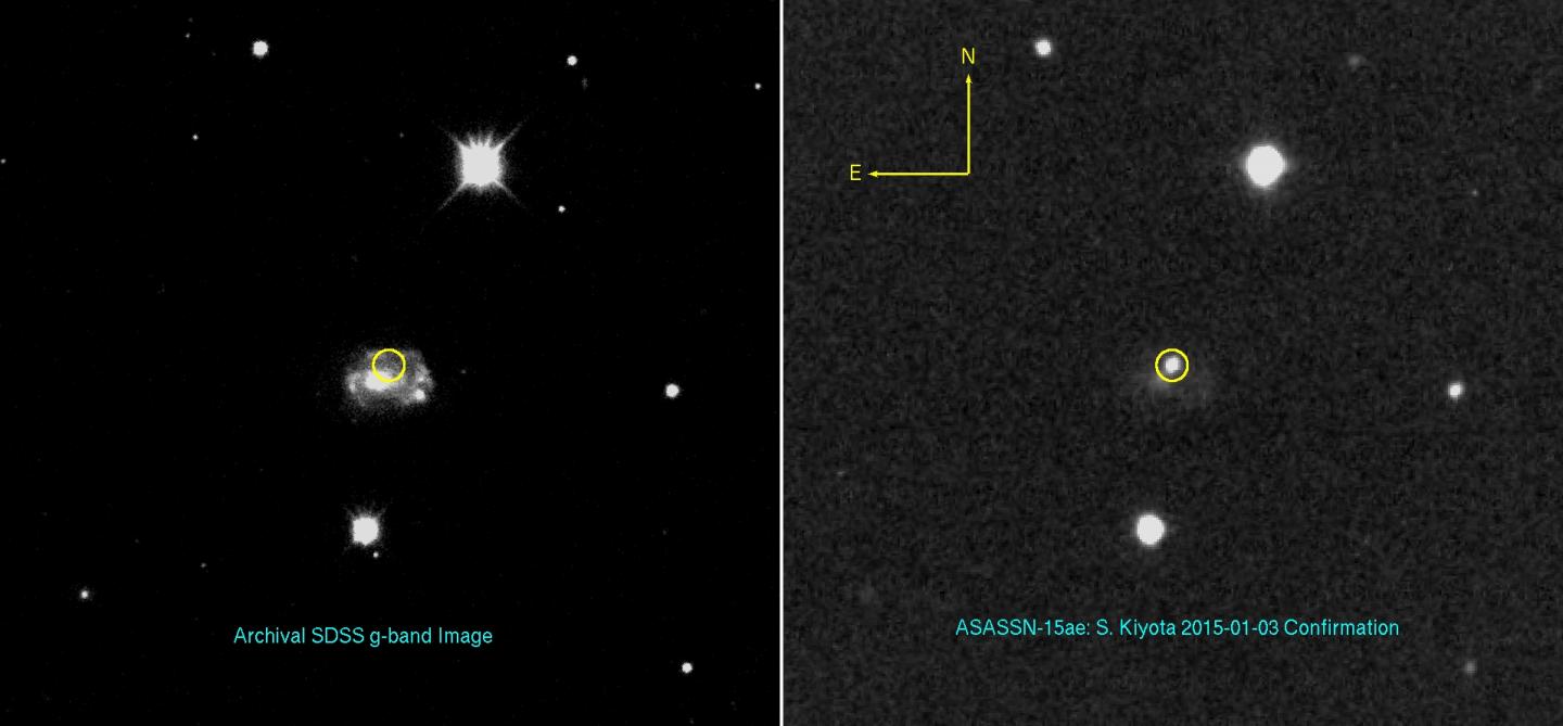 A Supernova Captured by ASAS-SN