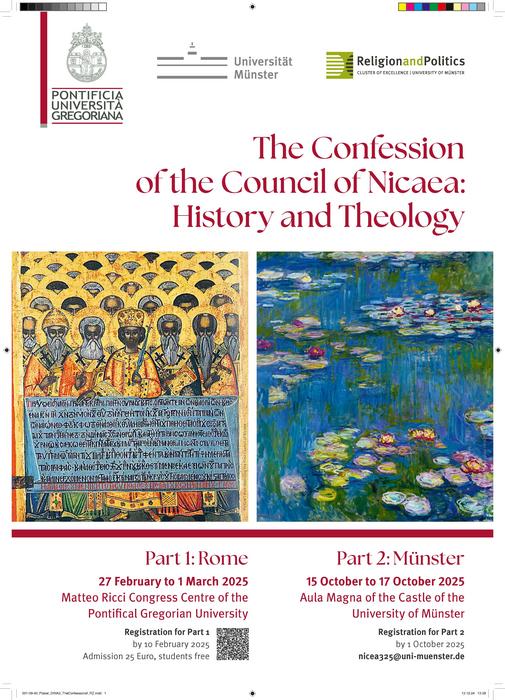 Poster of the conference 'The Confession of the Council of Nicaea: History and Theology'