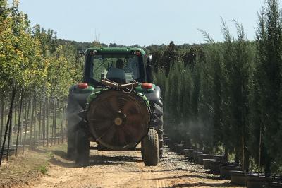 Intelligent Sprayer at Hale and Hines Nursery in Warren County, Tennessee