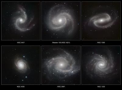 Gallery of Spiral Galaxies Pictured in Infrared Light by HAWK-I