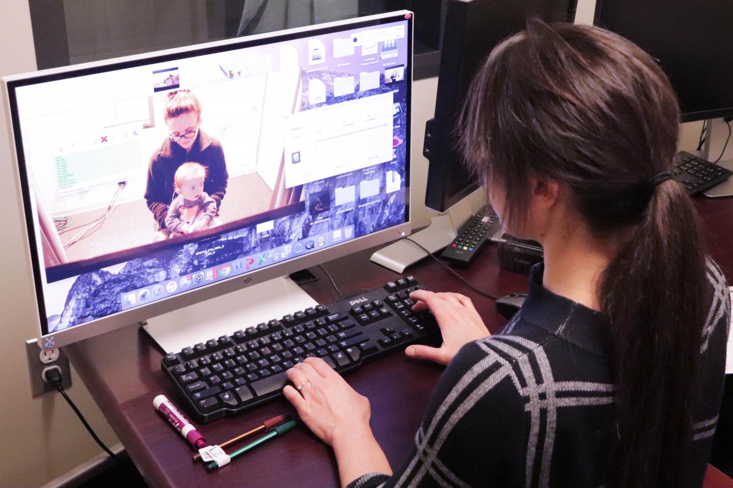 Researcher Conducts Test