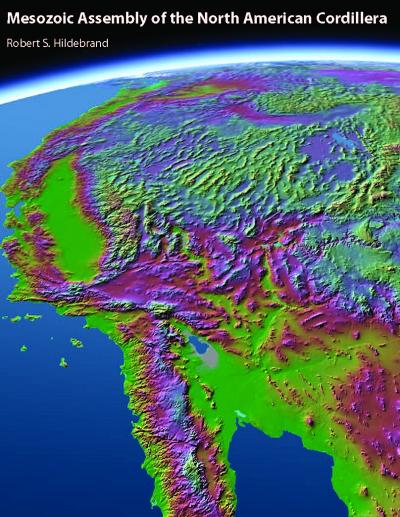 3-D Shaded Relief Map of the SW US and NW Mexico