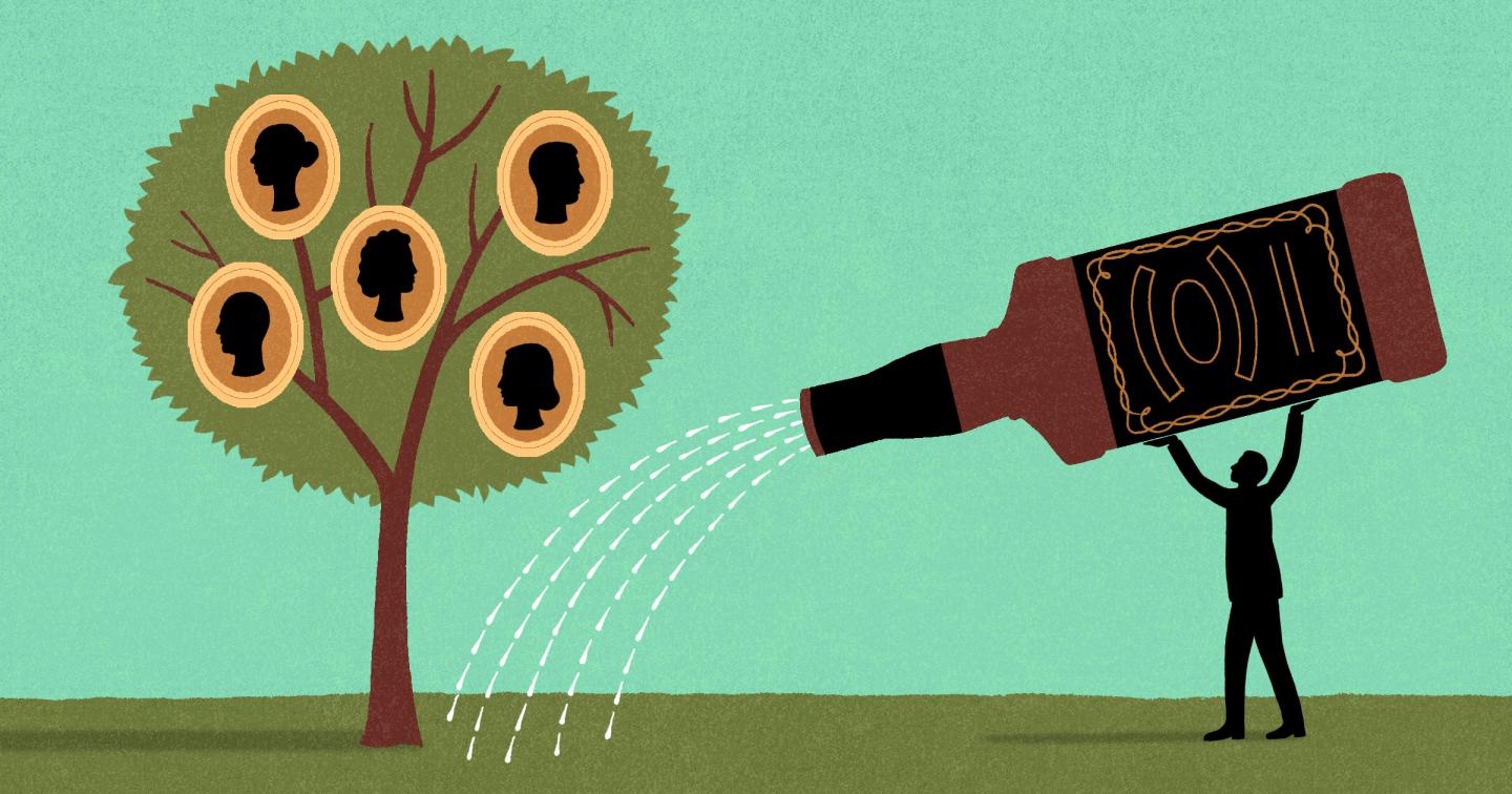 Alcoholism in the Family Tree Affects Your Brain