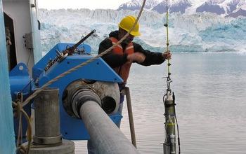 Scientists Obtain Ocean Salinity and Temperature Readings