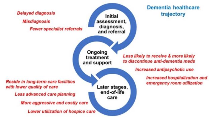 Disparities in dementia care