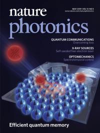 Cover of <em>Nature Photonics</em>