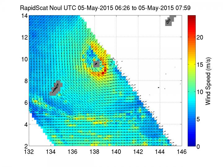 RapidScat Image of Noul