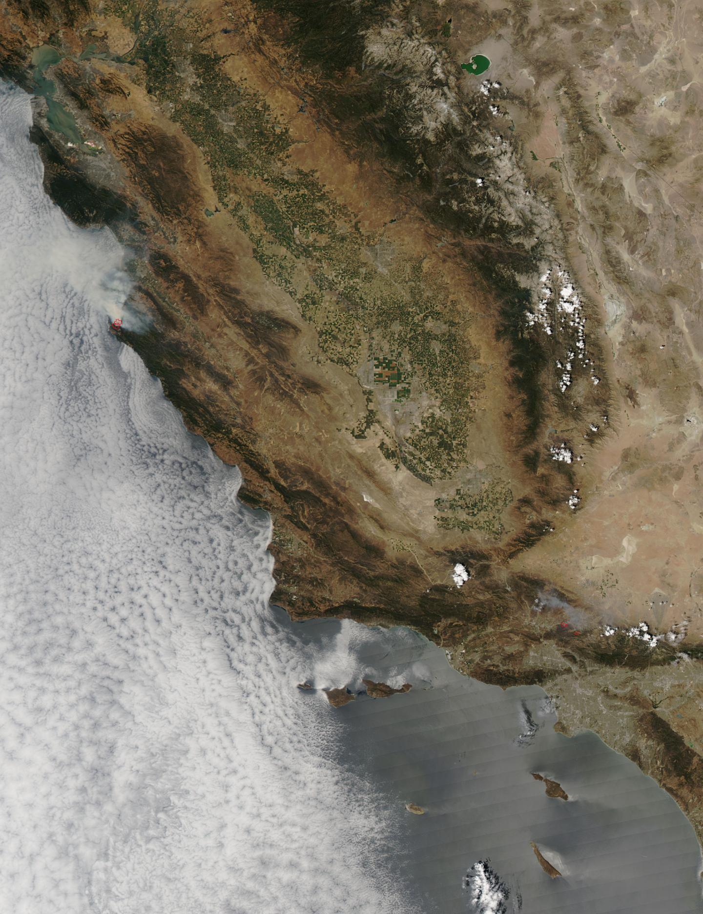 Sand and Soberanes Fires Still Blazing in California