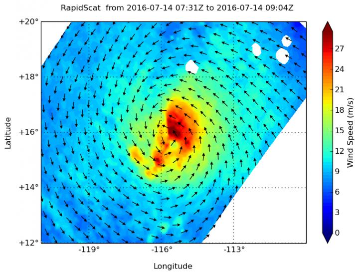 RapidScat Image of Darby