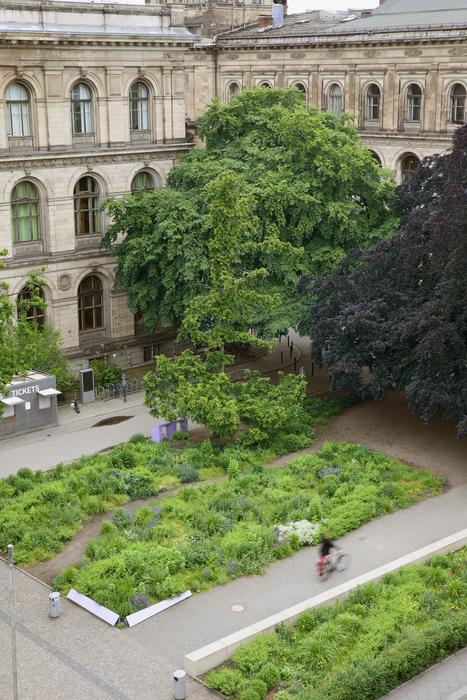 Pollinator Pathmaker LAS Edition in the forecourt of Museum Fürnaturkunde Berlin