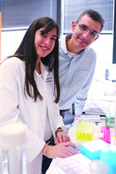 Drs. Georgia Konstantinidou and Pier Paolo Scaglioni, UT Southwestern Medical Center