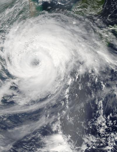 NASA's Aqua Satellite Passed over Typhoon Haikui