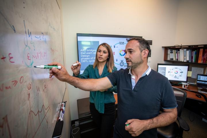 Berkeley Lab scientists Tijana Radivojevic and Hector Garcia Martin