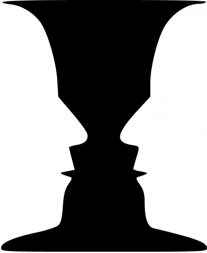 Rubin Vase from Gestalt Psychology