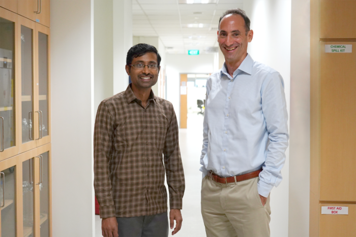 Dr Sengottuvel Vetrivel (left) and Prof David Silver (right)