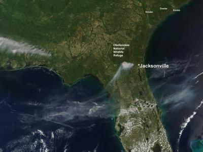 NASA Sees Florida's County Line Fire