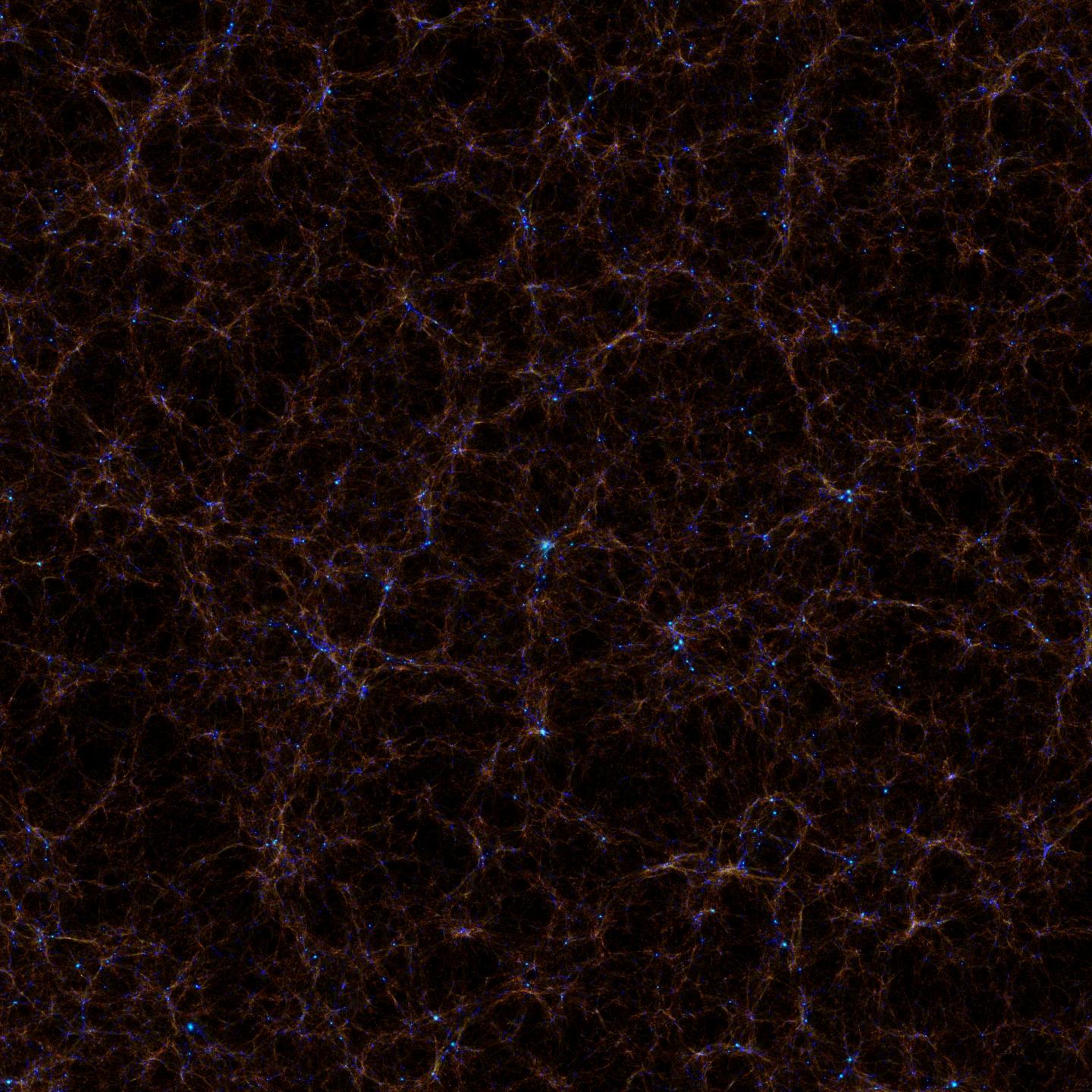 Simulation of the Visible Structures of the Universe by the Magneticum Pathfinder Project