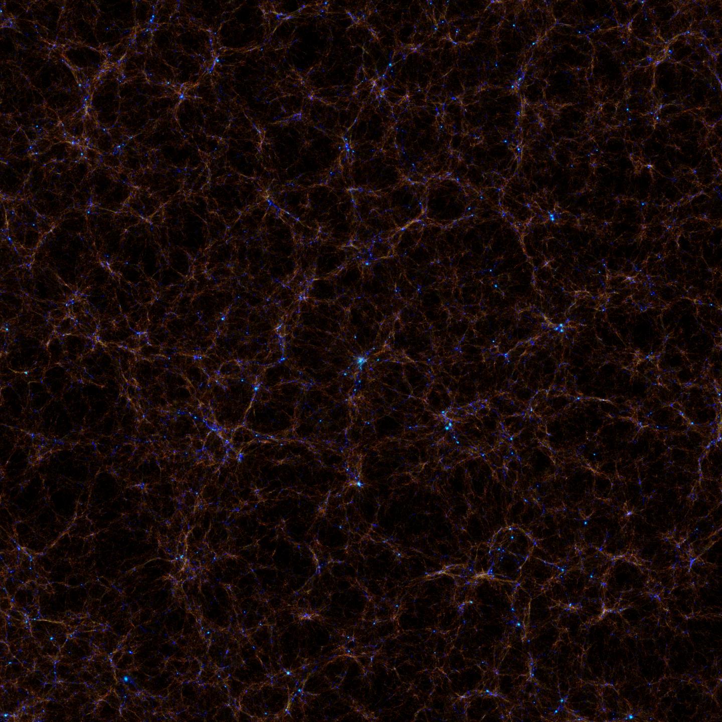 Simulation of the Visible Structures of the Universe by the Magneticum Pathfinder Project