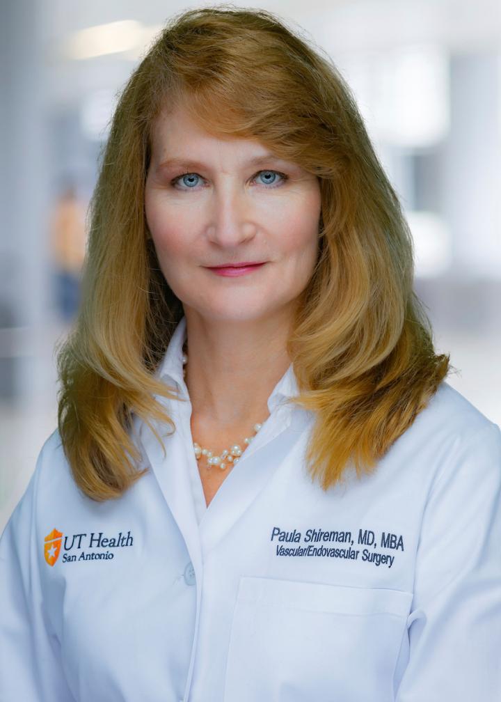 Paula K. Shireman, MD, MS, MBA, UT Health San Antonio