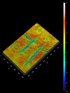 3D model of marks 7 and 8 identified as cut marks