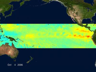 10-Day SST Showing El Nino Conditions