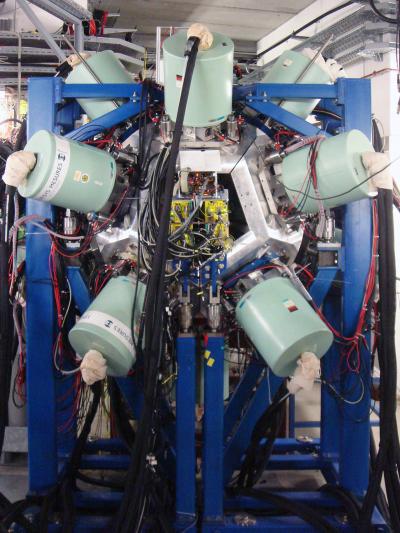 View of the SN-100-Experiment at the GSI