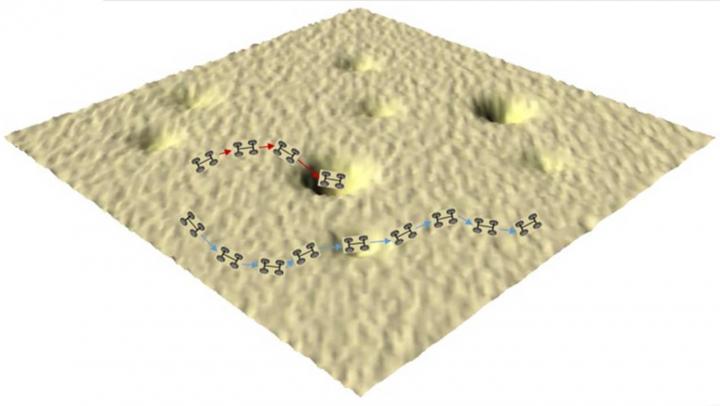 Single-Molecule Cars in Open Air