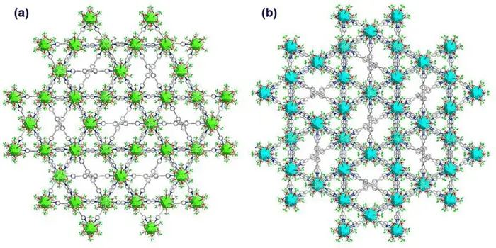 Two new silver cluster-assembled materials (SCAMs).